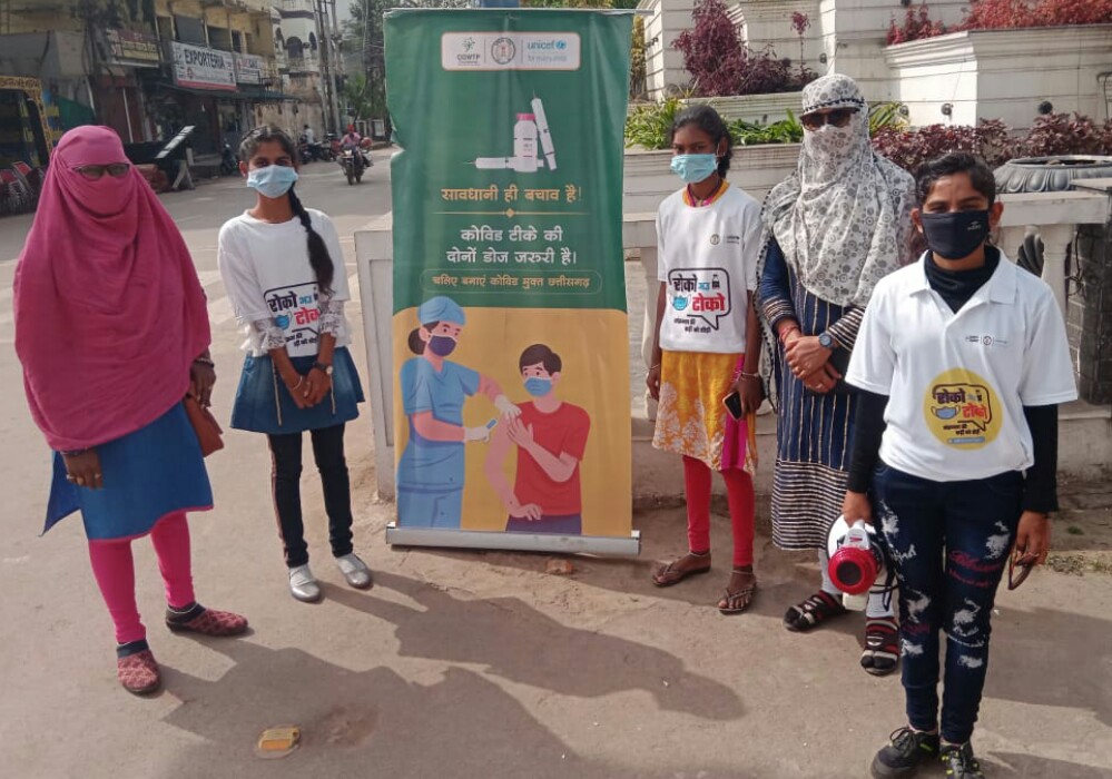 एनजीओ वॉलंटियर्स ने किशोर टीकाकरण एवं 60 वर्ष से अधिक कोमोर्बिड वरिष्ठ नागरिकों को  प्रीकॉशन डोज़ के लिए किया प्रेरित