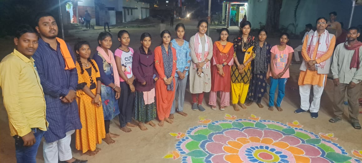 ग्राम सिंघरी में विश्व हिंदू परिषद दुर्गा वाहिनी का बैठक