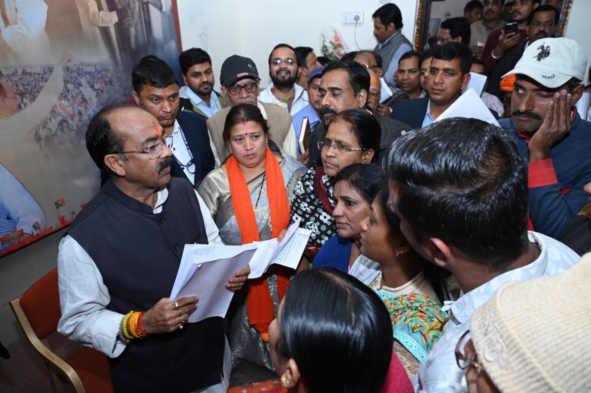 डिप्टी सीएम साव ने किया जनदर्शन सुनी लोगो की समस्या..