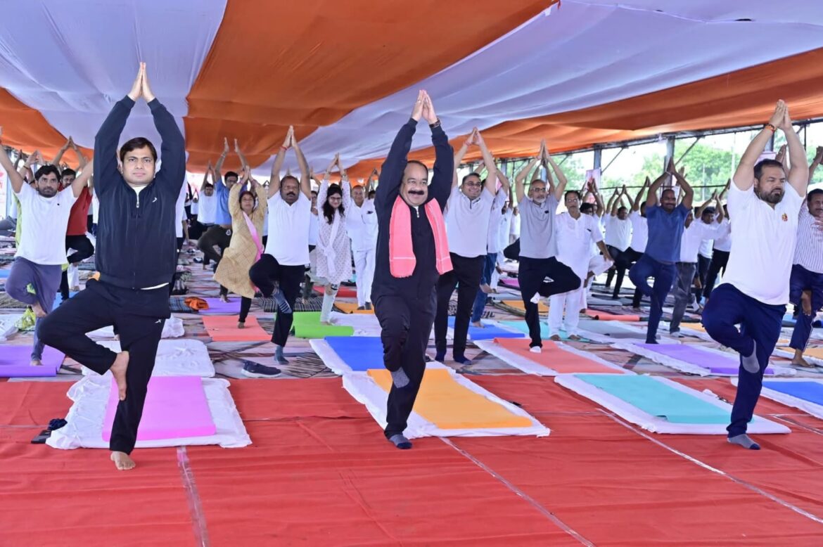 योग से ही स्वस्थ, संतुलित और अनुशासित जीवन संभव : अरुण साव