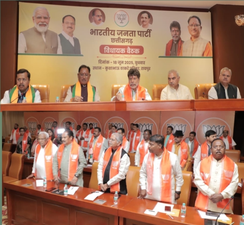 भाजपा में विभिन्न कार्यक्रमों की रूपरेखा हेतु बैठकों का दौर