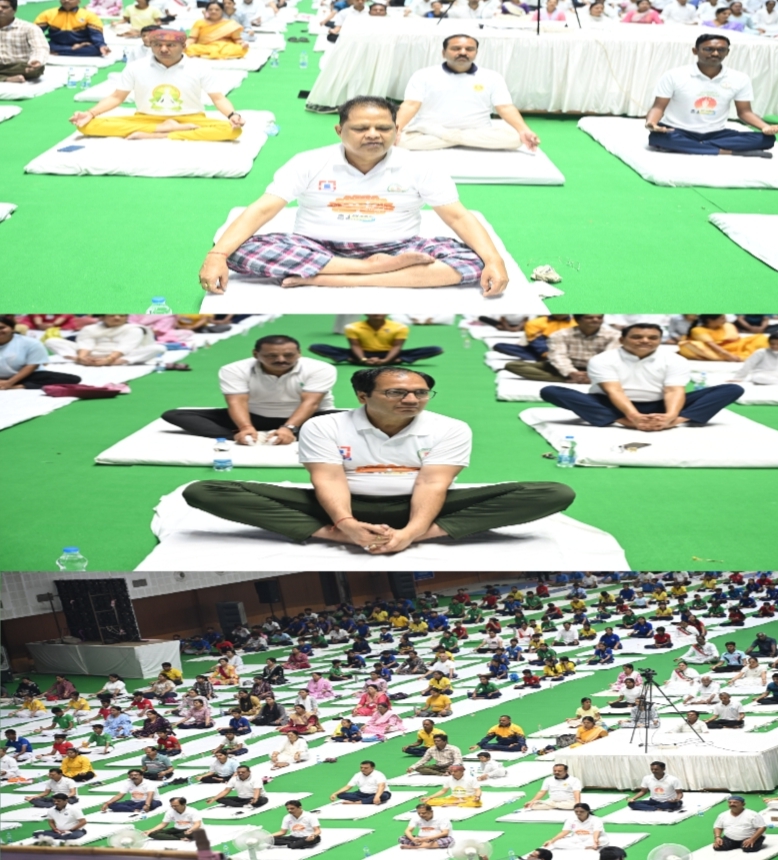 योग भारत की प्राचीन संस्कृति और सभ्यता, जिसे पूरे विश्व ने अपनाया- विधायक अमर अग्रवाल