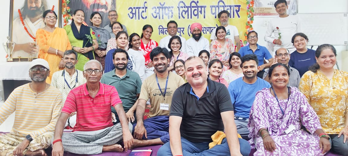 योग लेवल 2:कृपा और भानु मेडिटेशन सेंटर में एक और कोर्स संपन्न