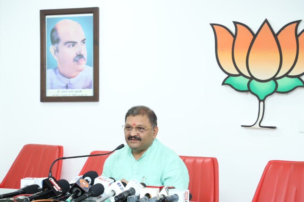 कांग्रेस की सरकार में प्रदेश बन गया था नशे का नेशनल हाई-वे : संतोष पांडेय