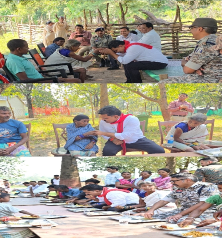 नक्सल लीडरों के परिजनों से मुलाकात कर उपमुख्यमंत्री ने की पुनर्वास की अपील