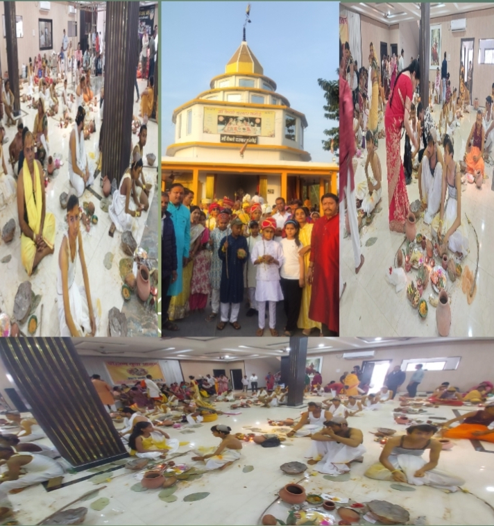 ब्राह्मण युवा आयाम द्वारा 51 बटुकों का विधि विधान से उपनयन संस्कार संपन्न.