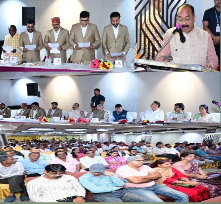 उप मुख्यमंत्री अरुण साव ने दिलाई शपथ..नई ऊर्जा के साथ आगे बढ़ेगा प्रेस क्लब बिलासपुर