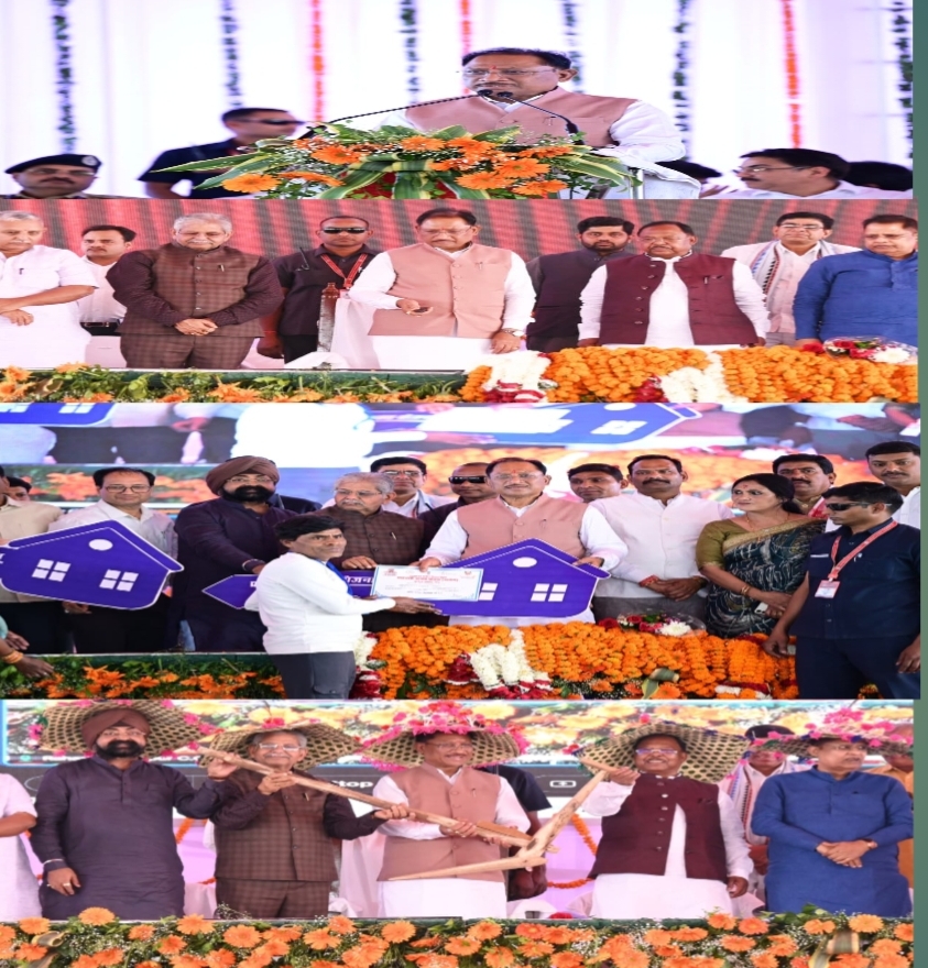 कांग्रेस सरकार में गौठान के नाम पर सिर्फ साइन बोर्ड थे : मुख्यमंत्री विष्णु देव साय