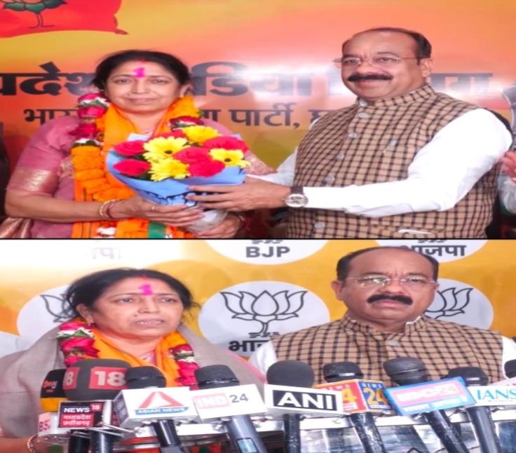 महिलाओं को प्राथमिकता देना भाजपा की नीति का हिस्सा है : लक्ष्मी वर्मा