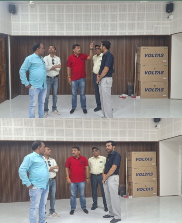 बिलासपुर प्रेस क्लब के पुनर्निर्माण का बेलतरा विधायक शुक्ला ने मुआयना किया..प्रेस क्लब अध्यक्ष अजित मिश्रा समेत पदाधिकारी,सदस्य मौजूद रहे..