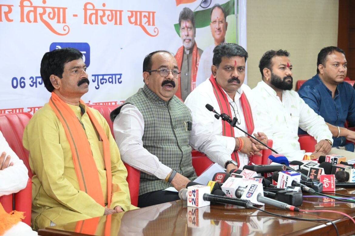 हर घर तिरंगा” और “तिरंगा यात्रा” अभियान राष्ट्र निर्माताओं के योगदान के प्रति कृतज्ञता प्रकट करने का भव्य माध्यम बनेगा : अरुण साव