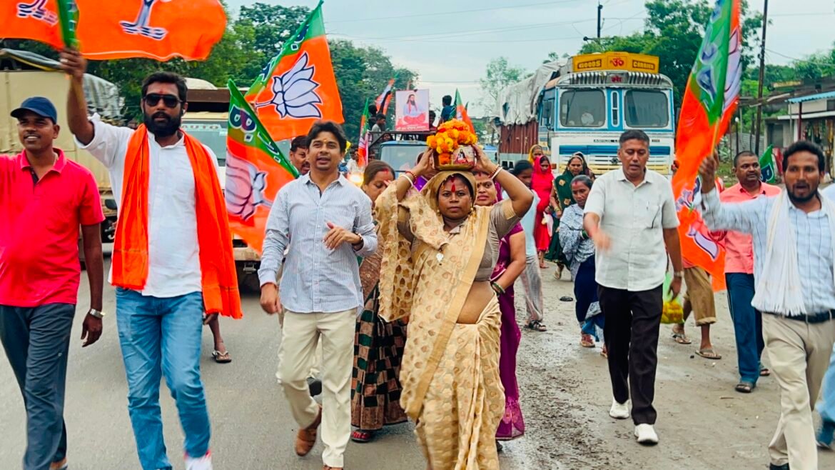 समरसता कलश’ का देवरीखुर्द मंडल में भव्य स्वागत..