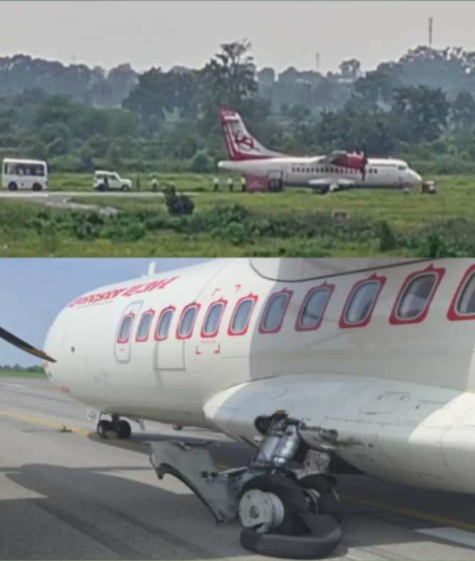 बिलासपुर एयरपोर्ट पर लैंडिंग के दौरान एलायंस एयर की फ्लाइट का टायर पंचर, 41 लोग सुरक्षित