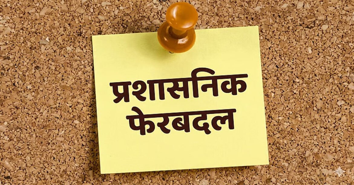 ब्रेकिंग : राजस्व विभाग में बड़े पैमाने पर फेरबदल, 60 पटवारियों के हुए तबादले, देखें जंबो ट्रांसफर लिस्ट…!!