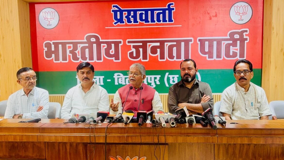 17 सितंबर से 17 अक्टूबर तक चलेगा भाजपा का सेवा संकल्प अभियान : धरमलाल कौशिक