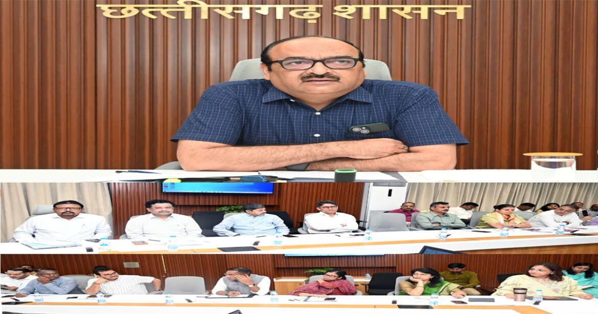 मुख्य सचिव ने विभागीय सचिवों को समयबद्ध कार्ययोजना बनाकर कार्य करने के दिए निर्देश
