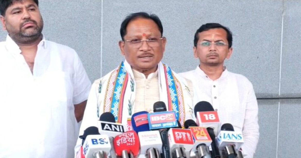 BREAKING :महानदी जल विवाद पर CM साय का बड़ा बयान,बोले- जल्द होगा समाधान