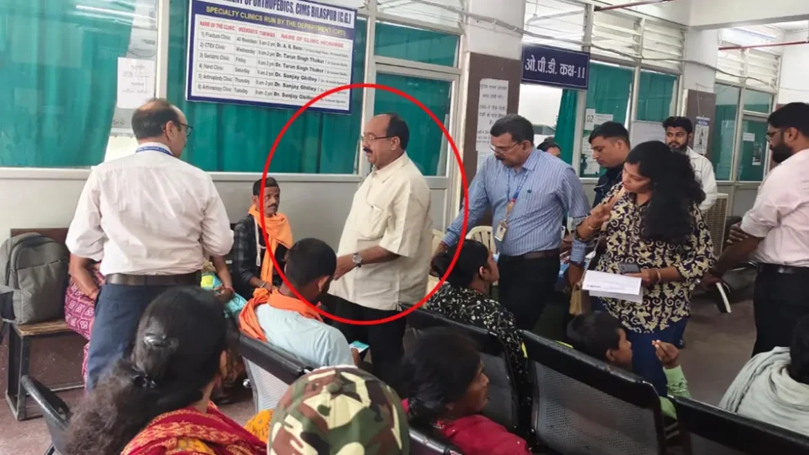 लोरमी में कार्यक्रम के दौरान डिप्टी सीएम अरुण साव हुए चोटिल, पैर में बांधा गया प्लास्टर, कार्यक्रम रद्द