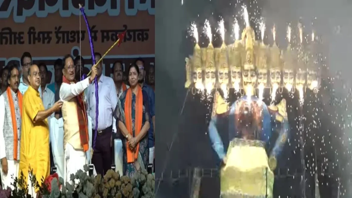 Raipur Dussehra 2026: WRS मैदान में CM विष्णुदेव साय ने किया 101 फीट के रावण का दहन, बोले- सत्य और धर्म की जीत का प्रतीक है दशहरा