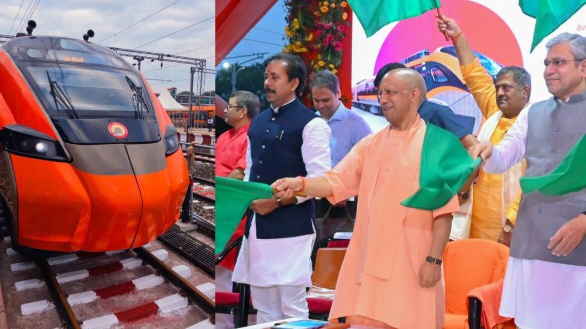 Vande Bharat Sleeper Train: वाराणसी-दिल्ली के बीच शुरू हुई नई स्लीपर ट्रेन, CM योगी और रेल मंत्री ने 5 रेल सेवाओं को दिखाई हरी झंडी